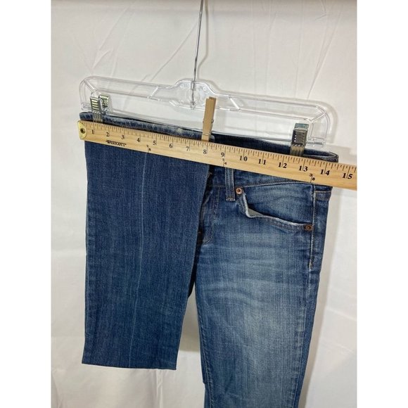 7 For All Mankind Women 29 Blue Denim Boot Cut Pockets Medium Wash 29x32. - Picture 5 of 7